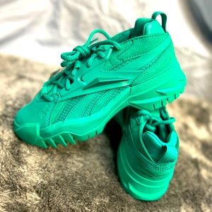 Cardi B x Reebok Club C V2, Size 7 Women’s, Emerald, NWT